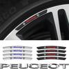 4Pcs Aluminum Car Badge Emblem Wheel Hub Rims Decor 3D Stickers For VW GTI Polo Golf Passat B6 B7 Jetta T-ROC Taigo CC Hub Cap