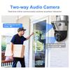 Wireless Solar-Powered Outdoor Night Vision Surveillance Camera with Low Power Consumption