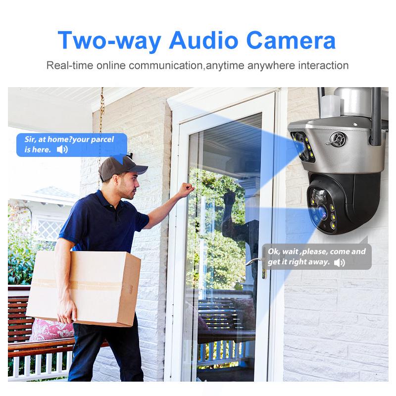 Wireless Solar-Powered Outdoor Night Vision Surveillance Camera with Low Power Consumption