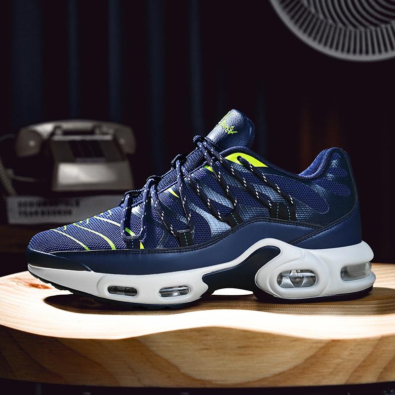 Breathable Basketball Sneakers Size 39-46, Lightweight Cushion Work Shoes for Men, Non-Slip Casual Running Sports Footwear