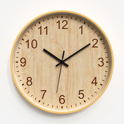 Easy Read 12 Inch Numeral Wall Clock Colorful Non Ticking Silent Electronic Clock Plastic Quartz Clock Classroom Decors