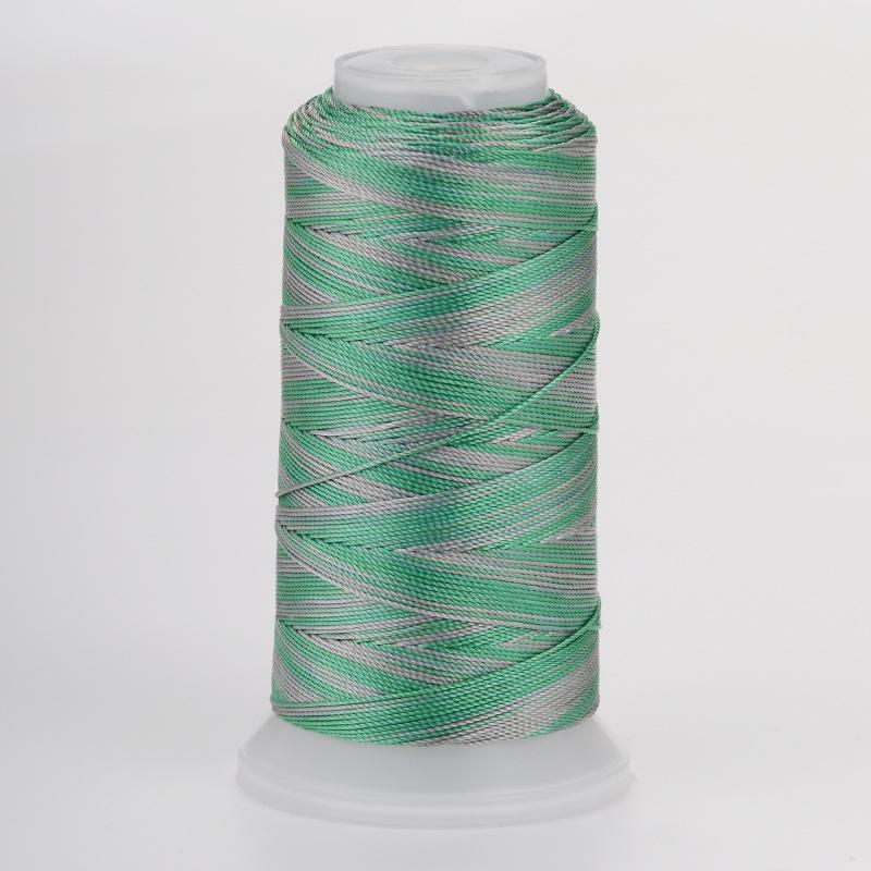 18-Strand Variegated Yarn Bracelet Weaving Cord – Gradient Dragon Scale Koi Thread DIY Material