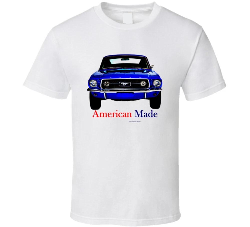 67 Fastback Blue Front Stang Gt Musclecar Gift T Shirt S