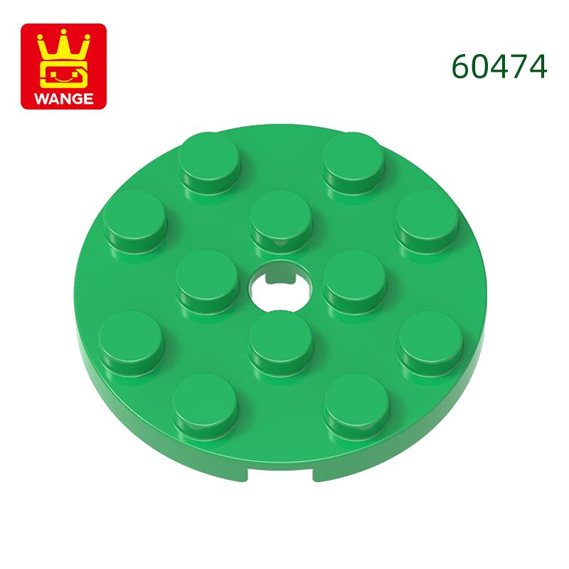 64Pcs/lot 60474 Round 4x4 featuring Pin Hole Construction Bricks Moc Technical Accessories Works With featuring Brick Toy Kids Gift Idea