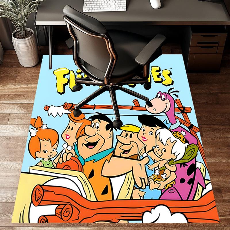 1pc Flintstone Design Printed Area Rug Carpet for Bedroom Living Room Home Decor Rugs Mat Non Slip Mat Rug for Bedside