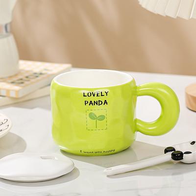 Tazza in Ceramica Creativa da Cartone Animato Tazza per Acqua Domestica Tazza da Caffè di Grande Capacità Tazza da Ufficio per Ragazze Mug Souvenir