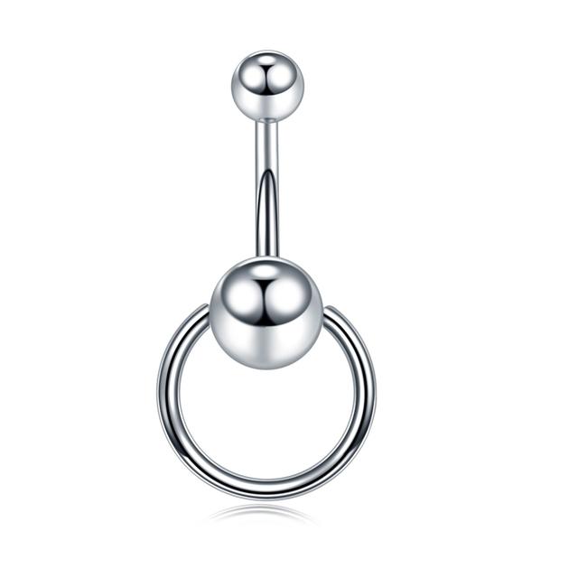 1Pc Surgical Steel Belly Button Ring Navel Nombril Piercing CZ Belly Ring Sexy Women Belly Piercing Body Jewelry Ombligo 14G