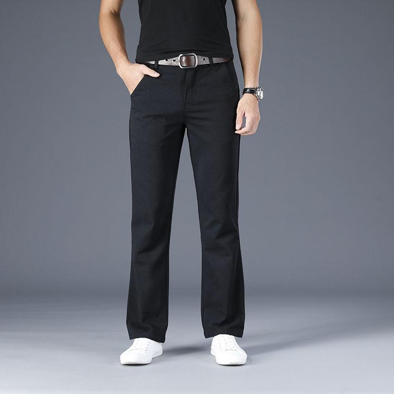 Men's Micro Flare Casual Pants Korean Loose Men's Flared Casual Pants Classic Design Flared Pants