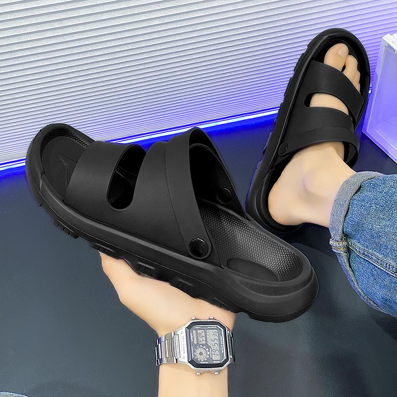 Sommer Herren Modische Leichte Atmungsaktive Sandalen Rutschfeste Und Verschleißfeste Hausschuhe Geeignet Für Den Innen- Und Außenbereich