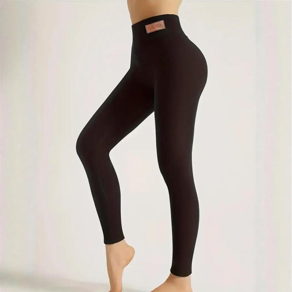 Women's Winter Fleece High Waist Tummy Control Yoga Pants with Velvet, Butt Lifting & Warm Base Layer