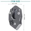 ACROPIX Motorcycle Kickstand Side Stand Extension Pad CNC Aluminum Alloy Compatible with Kawasaki Z900RS Gray 1pcs