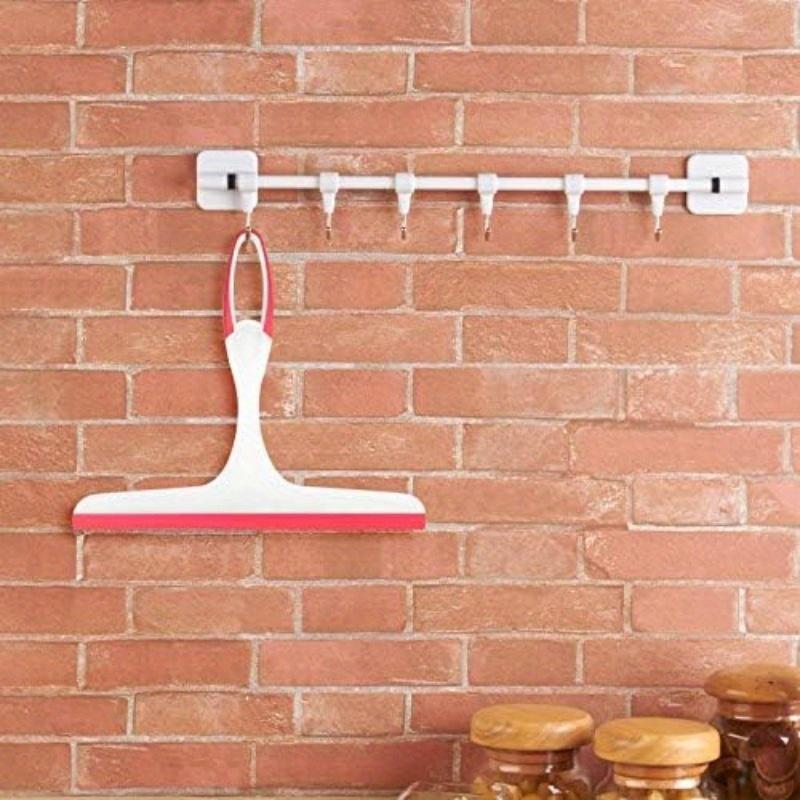 Shower Screen Wiper, Glass Cleaning Rubber Blade, Plastic Cleaner Scraper Washer for Mirror, Bathroom, Window, Floor, Glass