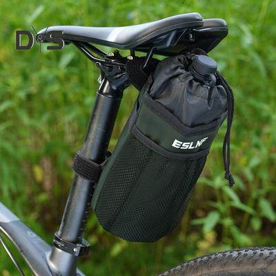 Bicycle Water Bottle Bag Adjustable Drawstring Waterproof Thermal Road Mountain Bicycle Drinking Bottle Storage Pouch Cycling Bike Accessories