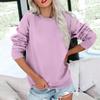 Women's Colorblock Sweatshirt Long Sleeve Round Neck Casual Comfortable Loose Lightweight Women's Sweatshirt