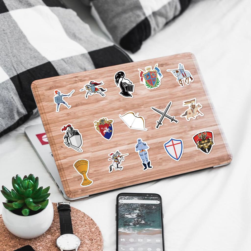 60 Mittelalterliche Ritter Graffiti Aufkleber Dekorieren Gitarre Laptop Koffer DIY Wasserdichte Aufkleber