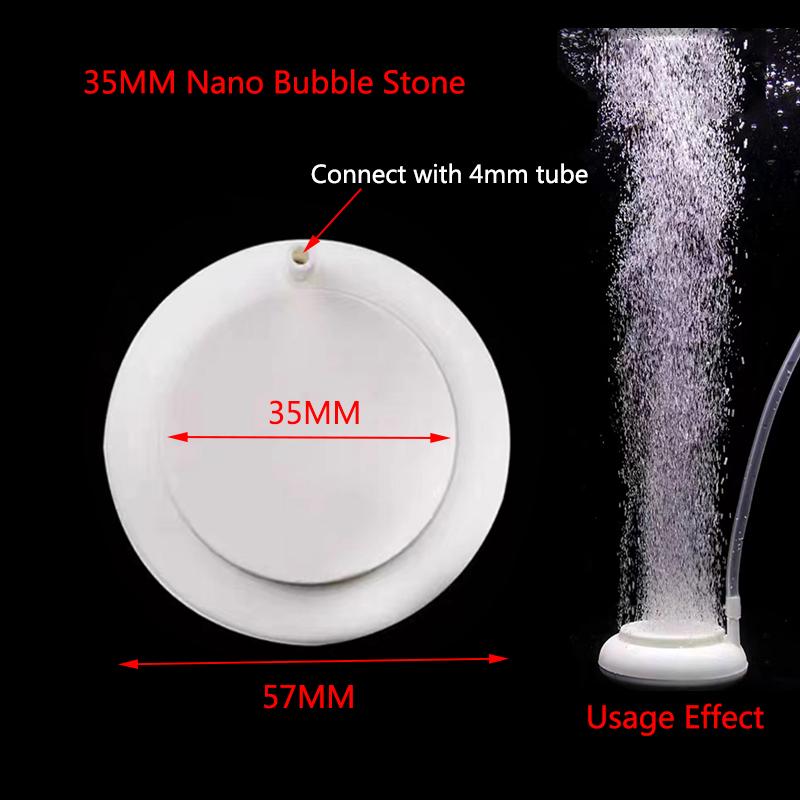 

35mm New Nano Fish Tank Aquarium Air Stone Oxygen Aerator Increasing Air Bubble Pond Pump Hydroponic Oxygen Supply Stone Hot 35mm