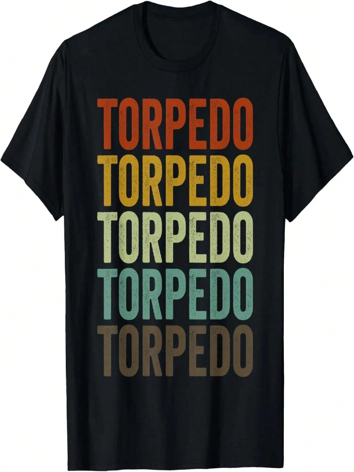 Torpedo Fish Retro T-Shirt S разноцветный