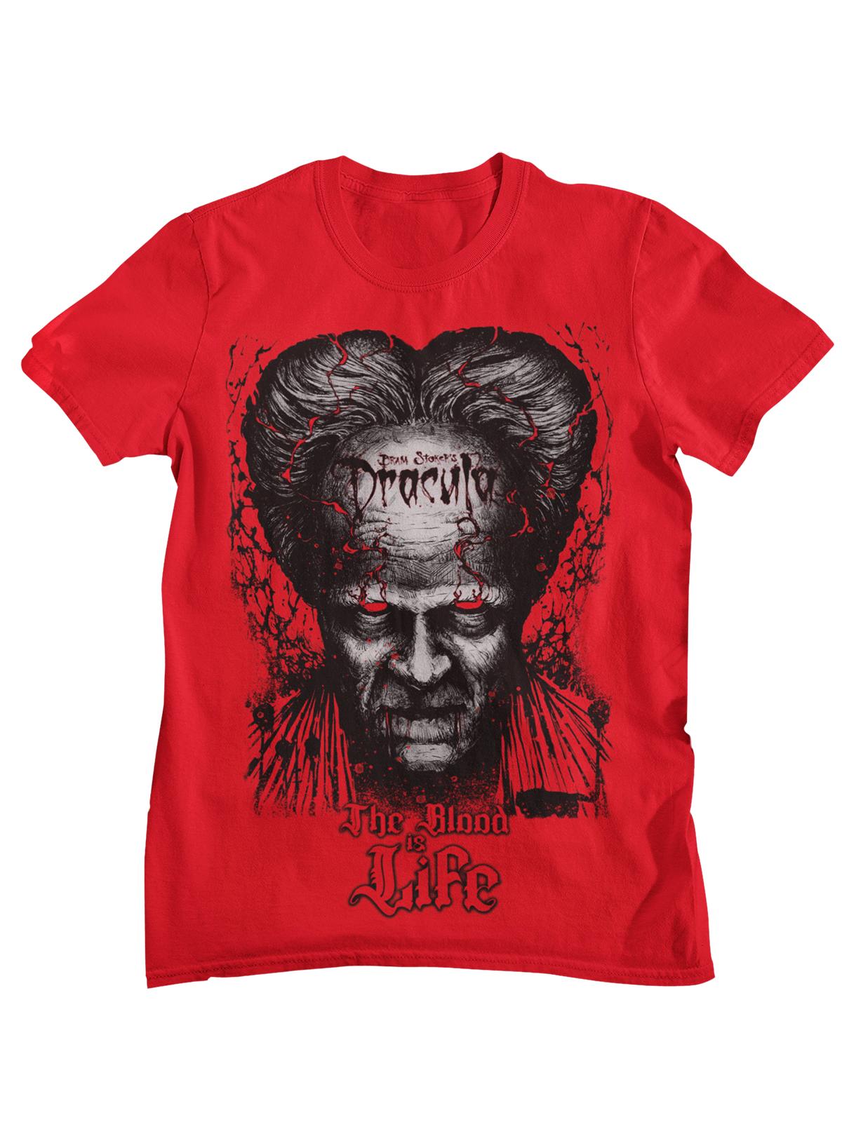 

Bram Stokers Dracula Gothic Vampire Movie Poster Graphic TShirt Unisex Women Casual Cotton Streetwear Tops 3XL