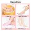 Silicone Gel Moisturizing Socks Skin-Friendly Foot Care for Dry Cracked Feet