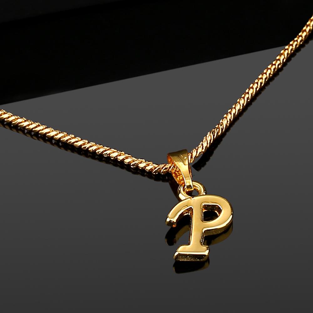 

Estele Valentine gift - Позолоченная подвеска Intital P Letter для женщин