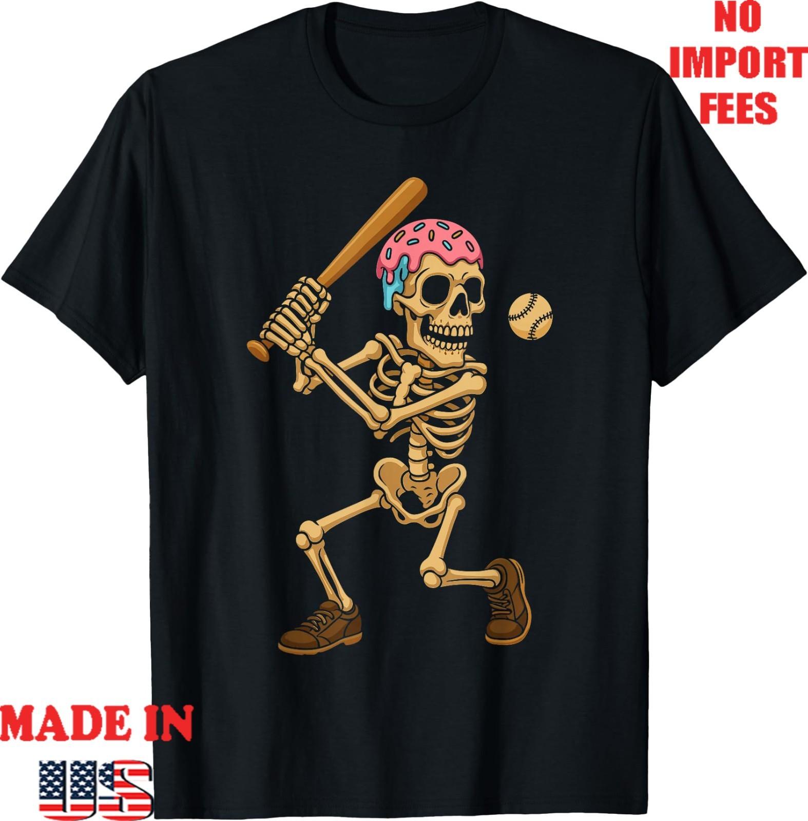 Baseball Lifestyle 101 Apparel Youth Cream Drip Skeleton T-Shirt, Kid Adult Tee S разноцветный