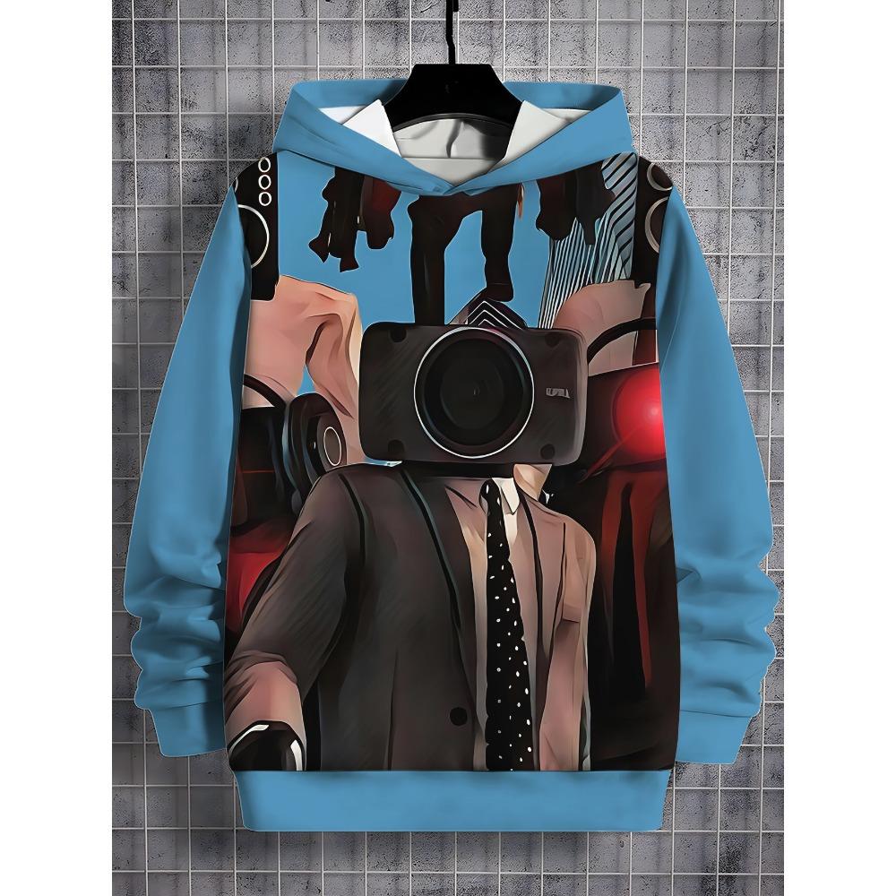 Skibidis 3D Print All Seasons Children Casual Sweatshirt Cool Pullover Tops Unisex Clothes Boy Girl Hoodies