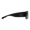 Chanel Logo Arm Acetate Pilot Sunglasses Unisex sunglasses Black A71675X02016S2228