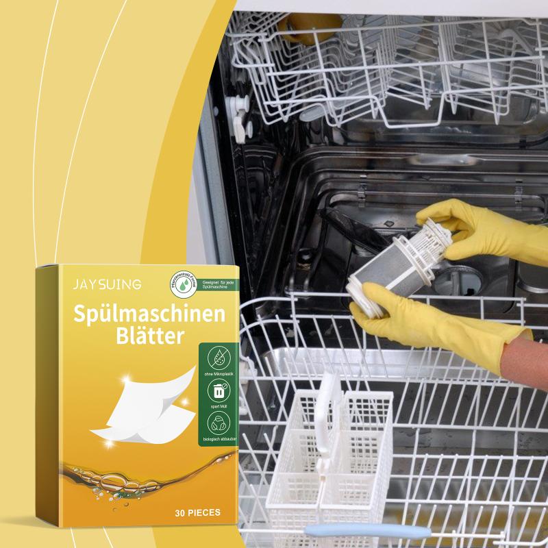 Ultra Thin Dishwashing Sheets Kitchen Cleaner Powerful Oil Stain Removal Gentle for Household Daily Use