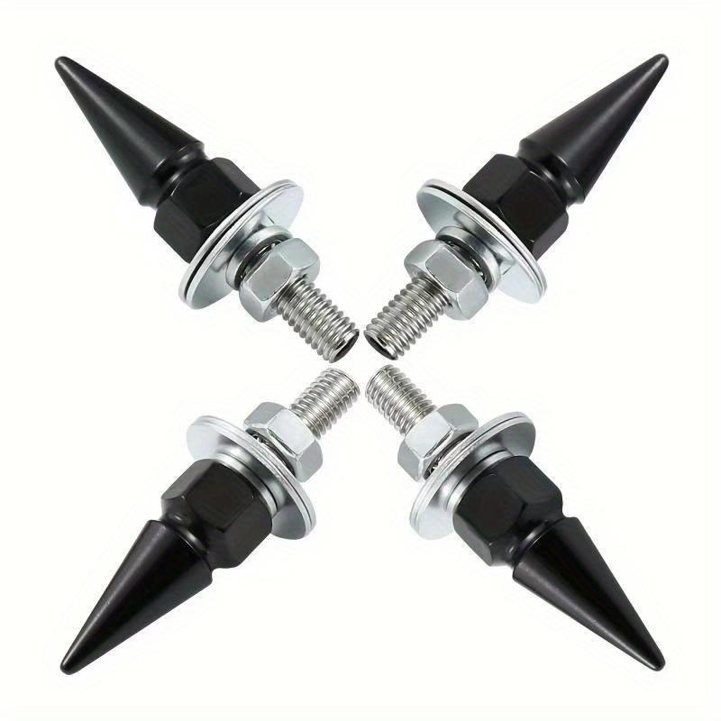 4PCS M6 Threaded Tips Screw Car Modified Fasteners Fender Washer Bumper Engine Screws License Plate Aluminium Alloy Bolts