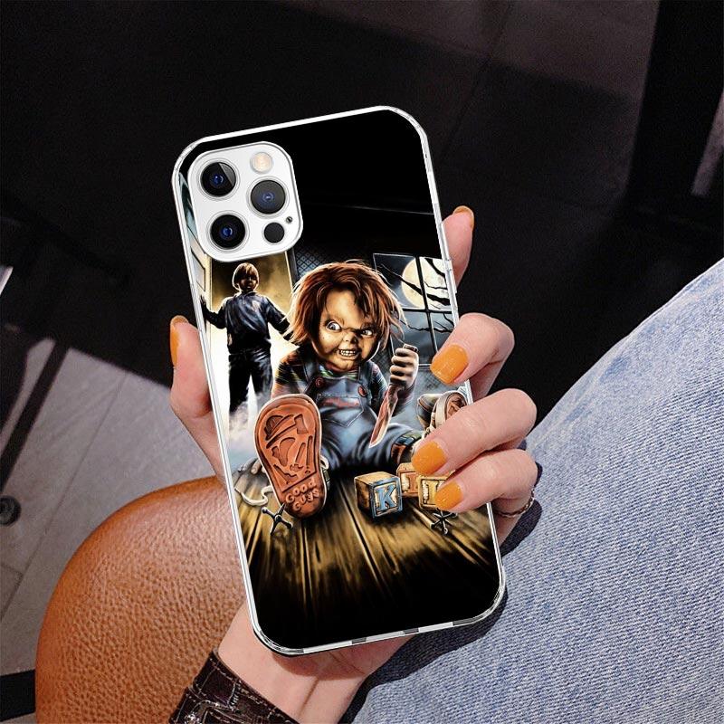 Chucky Child's Play Phone Case For iPhone 17 Air 16 Pro Max 16E 15 + 14 Plus 11 12 13 Mini 7 8 SE Gift Print Cover Fundas 17 Air