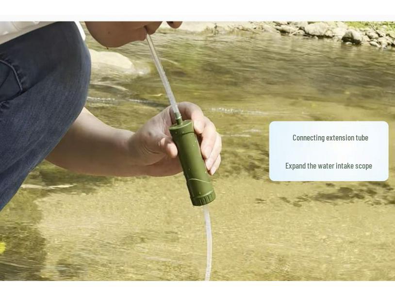 Portable Camping Straw Water Filter and Purifier for Outdoor Use