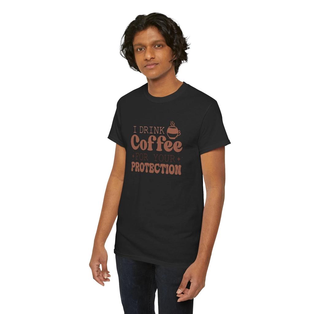 Coffee & Donuts T-Shirt | Funny Breakfast Lover Caffeine Graphic Tee