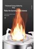 Portable Outdoor Wood & Gas Camping Stove - Smokeless, Eco-Friendly, Household Use