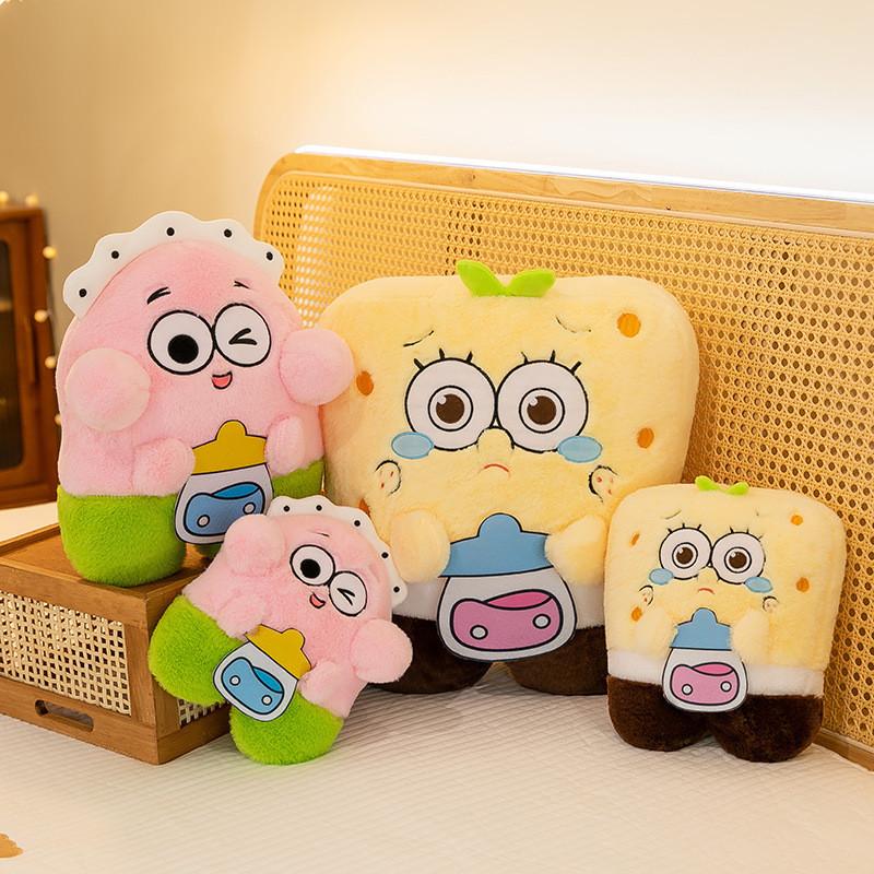 Patrick Spongebob Squarepants Star Krabs Plush Toy Stuffed Doll Cartoon Decor