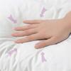 Cushion with Insert HEERLEN 2 Pcs White PV Fleece