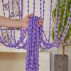 Nordic Style Lighttransmitting Tassel Curtain For Hotel Wedding Salon Decor