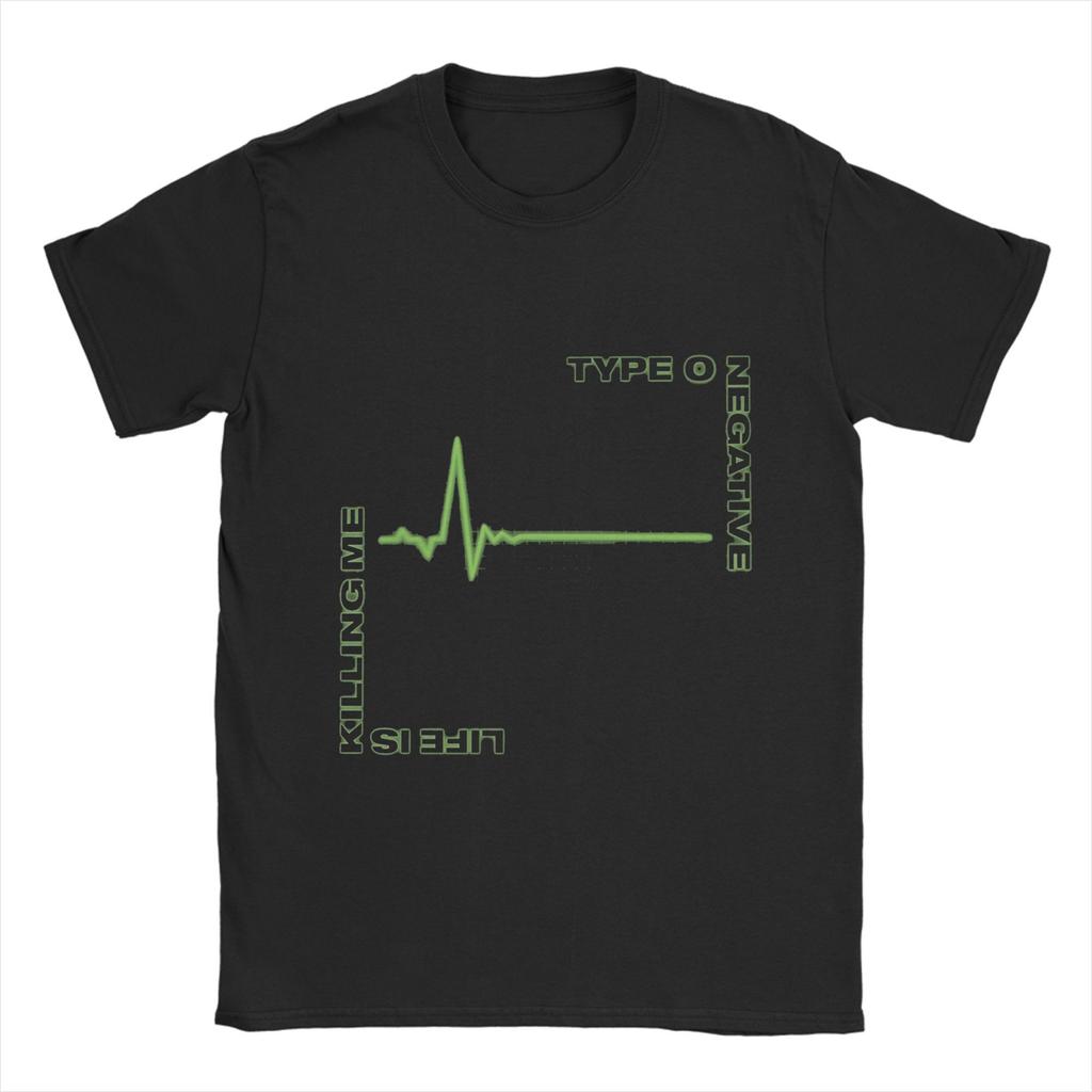 Novelty Rock Band Type O Negative  T-Shirt for Men Crew Neck Pure Cotton T Shirts  Short Sleeve Tee Shirt New Arrival Tops