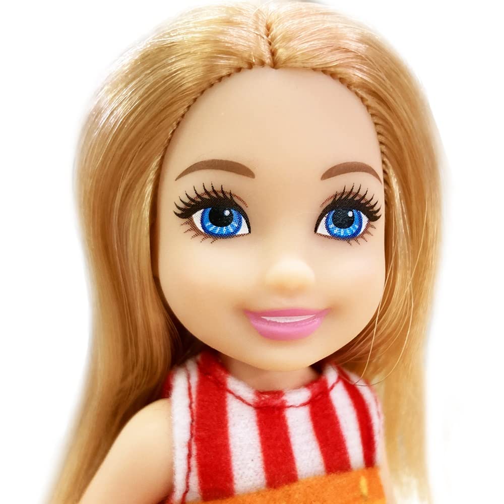 Barbie Chelsea Transformable Fashion Hamburger Doll 3 and GRP69 (Ages Up)