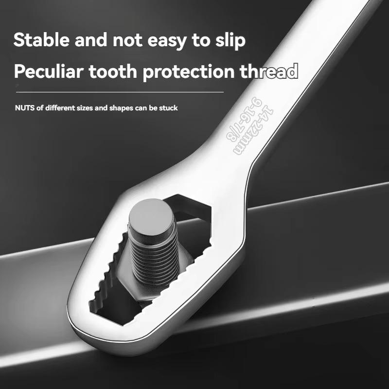 3-17Mm Universal Torx Wrench Self-Tightening Adjustable Glasses Wrench Board Double-Head Torx Spanner Hand Tools For Factory