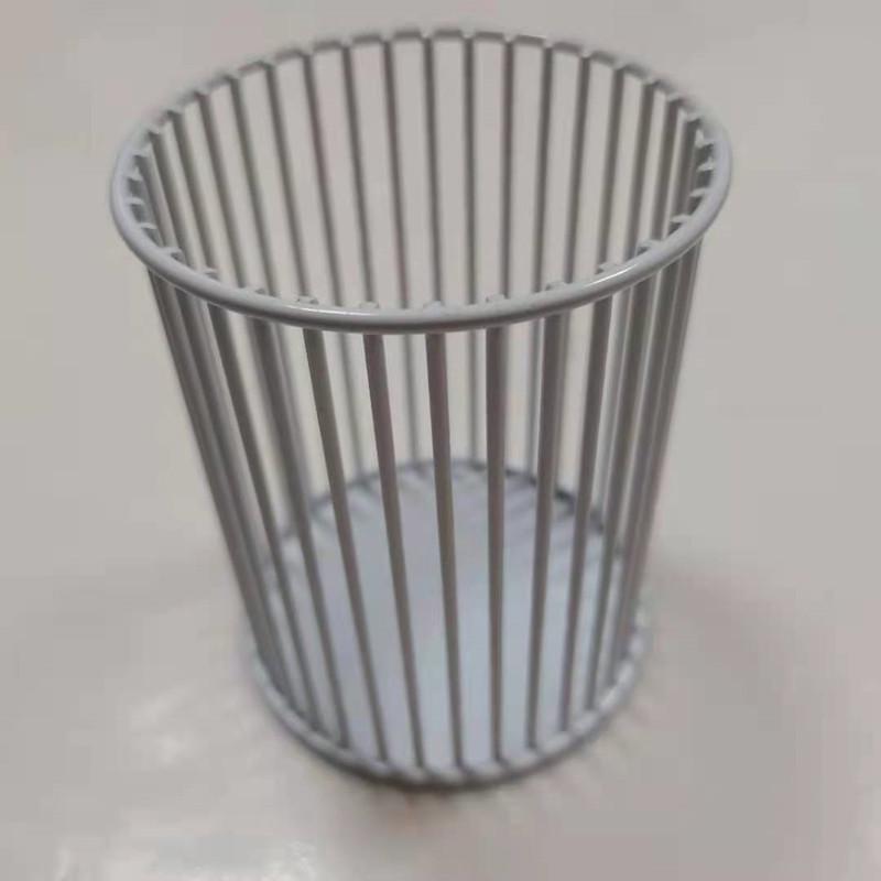 INS Style Metal Desktop Organizer: Multifunctional Pen, Stationery, Office Supplies, and Makeup Brush Holder