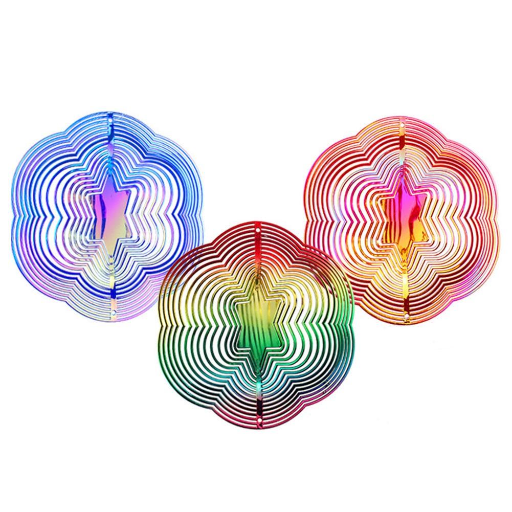 3D Wind Chime Colorful Decoration For Garden Hanging Pendant