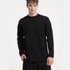 220g Heavyweight Pure Cotton Unisex Long Sleeve T-shirt - Loose Fit Solid Color Casual Sweatshirt