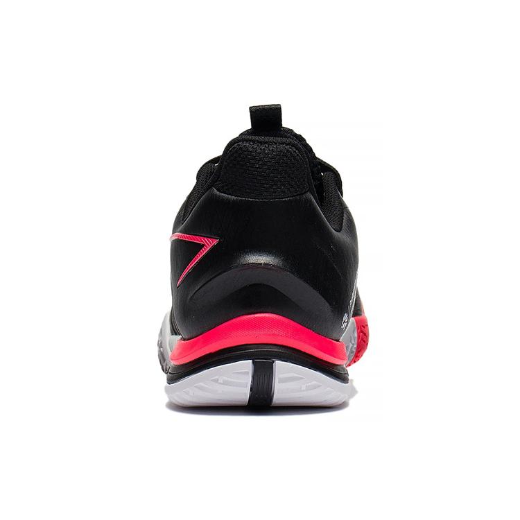 New LiNing Flying Close To The Ground SE Cushioning Breathable Low Top Badminton Shoes Unisex Black White AYZS014-1