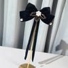 Vintage Style Black/Wine/Dark Green Bowknot Lapel Pin Unique Women' S Brooches Jewelry Exquisite Fashion Pearls Brooch