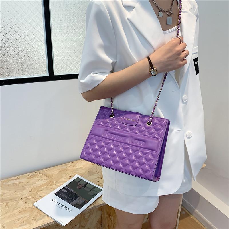 Fashion diamond handbag 2025 new summer temperament women's bag large-capacity trendy tote bag