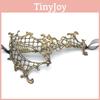 Adult Lace Half Mask With Mechanical Craft For Costume Parties And Celebrations
