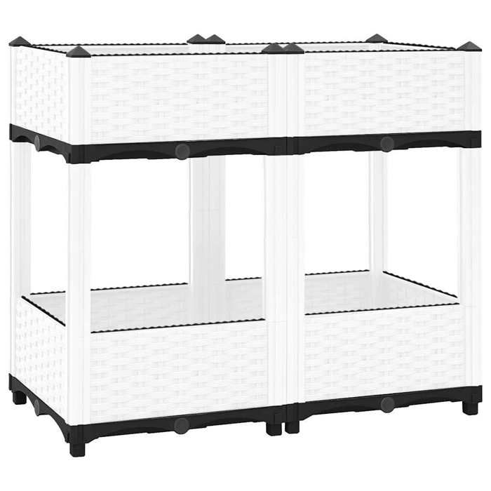 VidaXL Lit surélevé 80x40x71 cm Polypropylène 153313