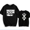 Anime Berserk Tshirt Summer Men Women Cotton Overd Short Sleeve T Shirt Print T-shirt Tops 2024 Tee Trend Fans Clothes#Color