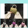 Trendy Summer Small Square Handbag For Women Stylish Chain Crossbody Bag In Shiny Colors
