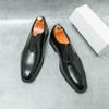 Knappe Slipper aus Leder Monk Schuhe Business Leder Laofers Büroschuhe Spitzschuhe Freizeitschuhe Hochzeit Elegant